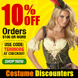 10% off at Costume Discounters