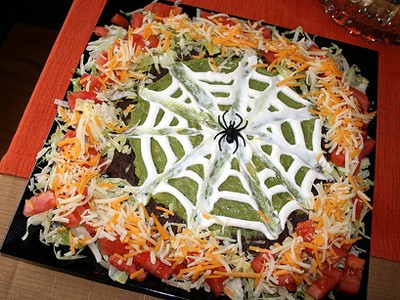 Halloween 7-Layer Dip
